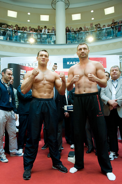 Взвешивание Кличко-Сосновский