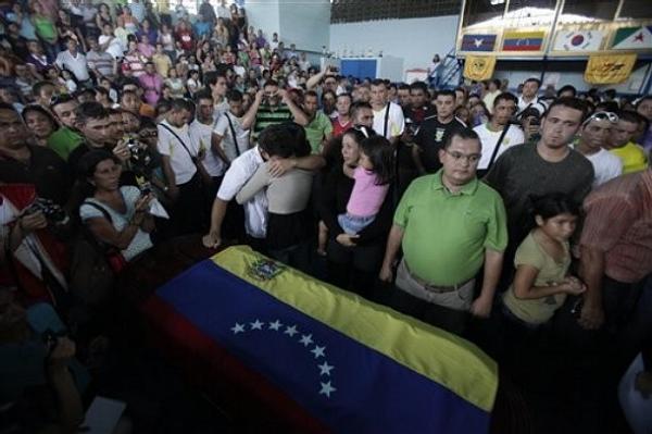 Похороны Эдвина Валеро